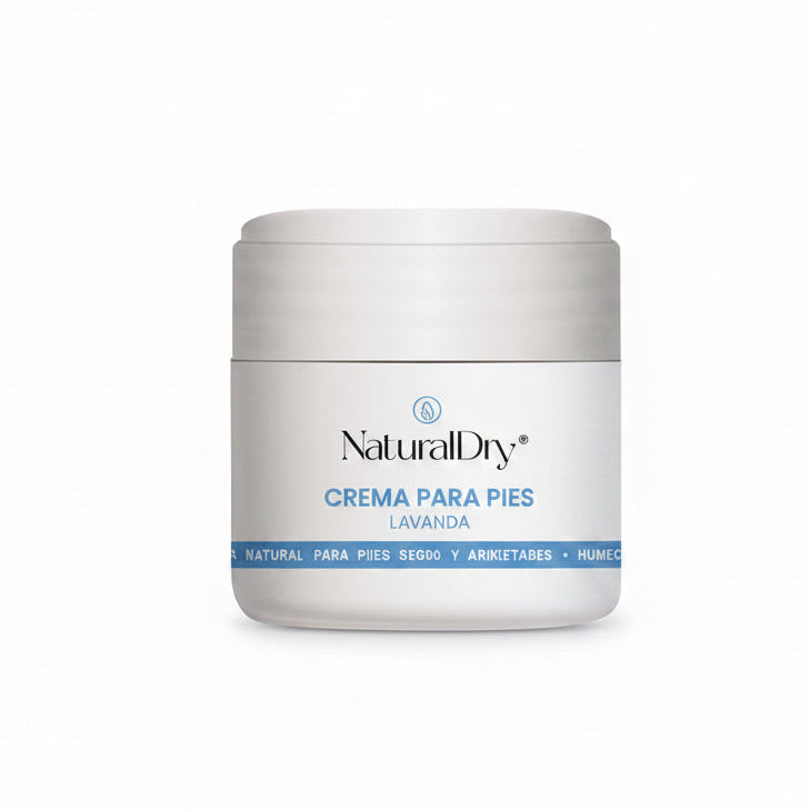 Crema natural para pies lavanda - Natural Dry