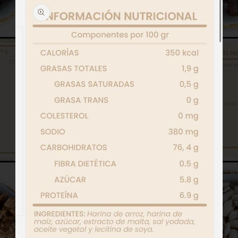 Arroz inflado natural | Snack ligero y crujiente
250g