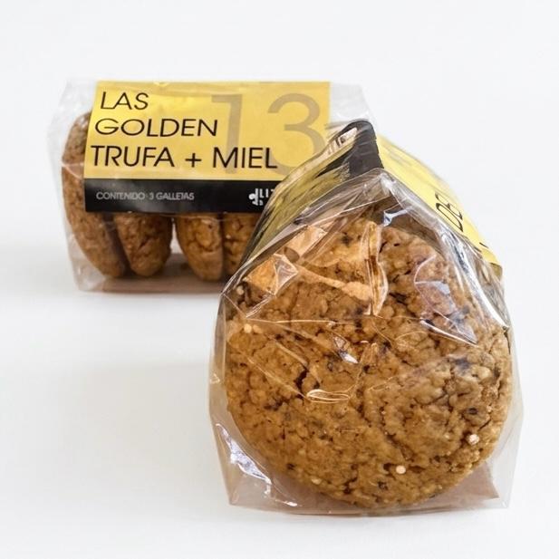 #13 Golden Trufa y Miel - Galletas saludables con miel | Snack natural energético - Liz Bakery