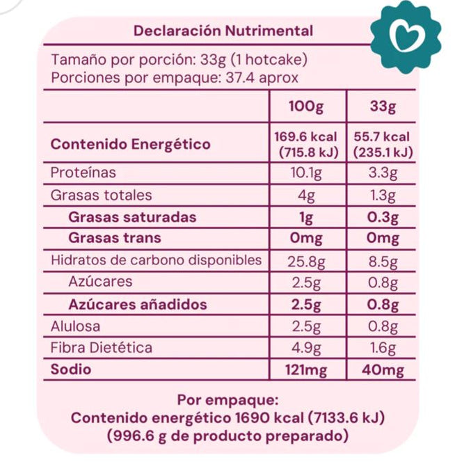 Harina para Hotcakes con Proteína - Morama (350g)