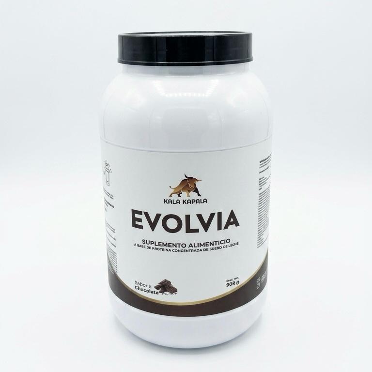 EVOLVIA de Kala Kapala: Proteína Concentrada de Suero de Leche - Sabor Chocolate (908g)