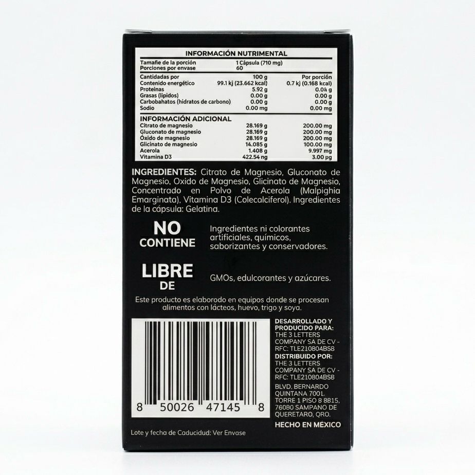 Magnesio Complex con 4 Magnesios - Beyond Vitamins