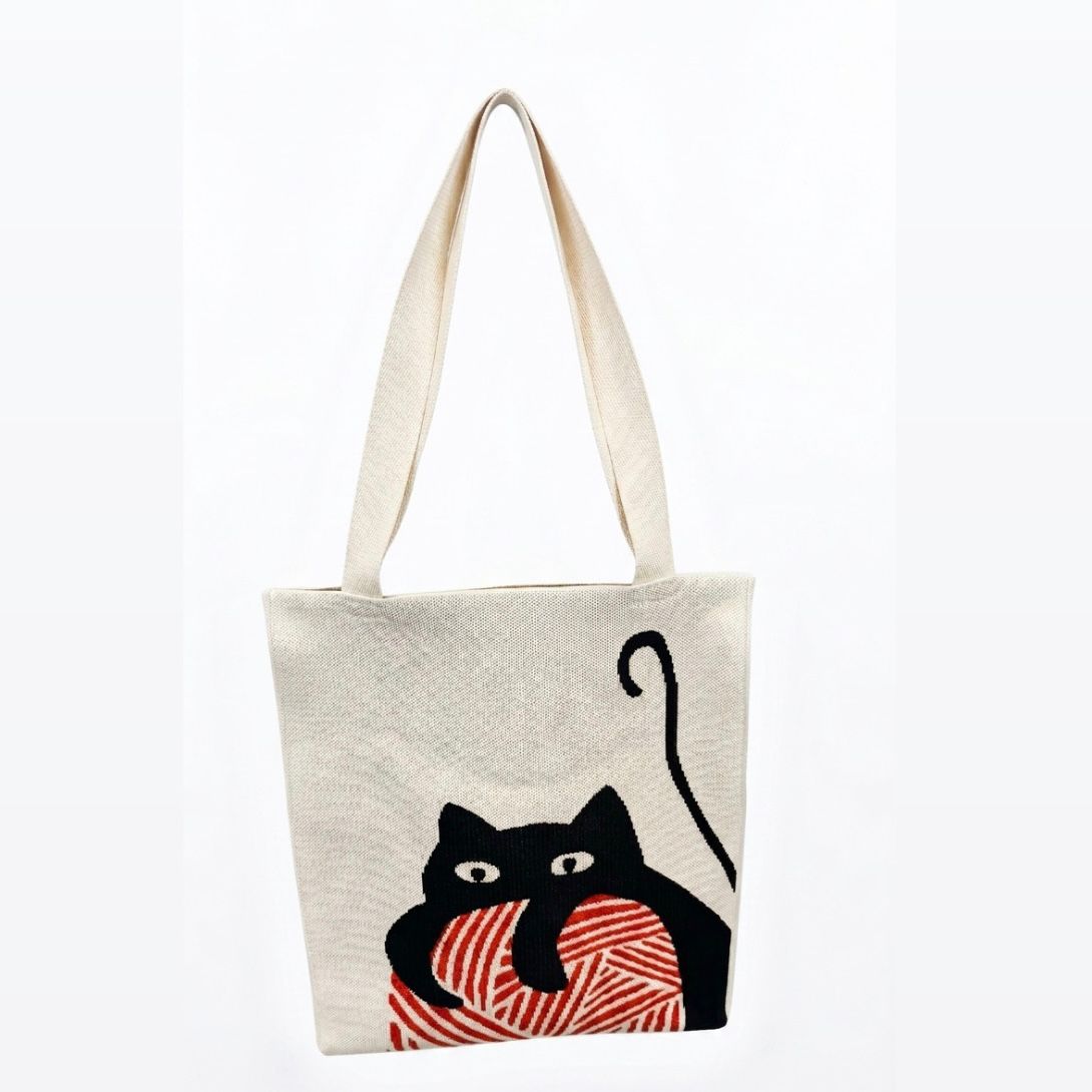 Tote Bag "Gato Curioso"