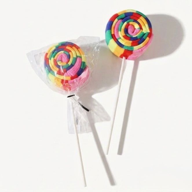 Calcetines Lollipop Arcoíris – Diseño de paleta Divertido