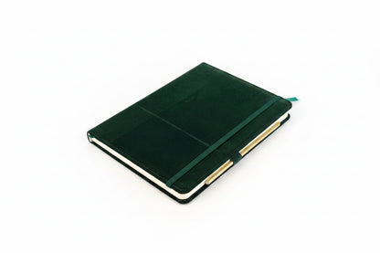 Agenda verde terciopelo