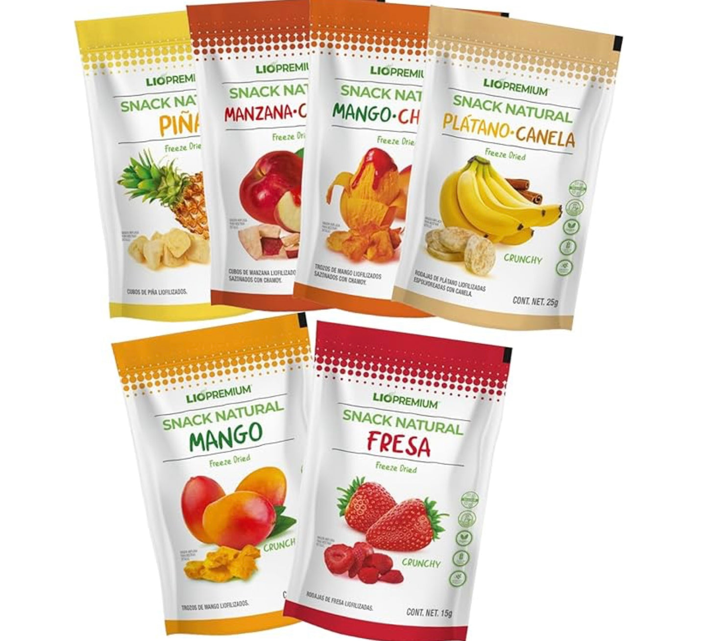Fruta Liofilizada Sin Azúcar | Snacks Naturales
