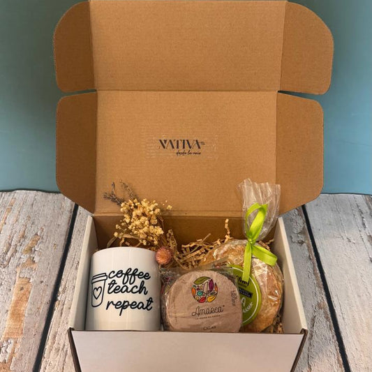 Gift box Coffee teach repeat