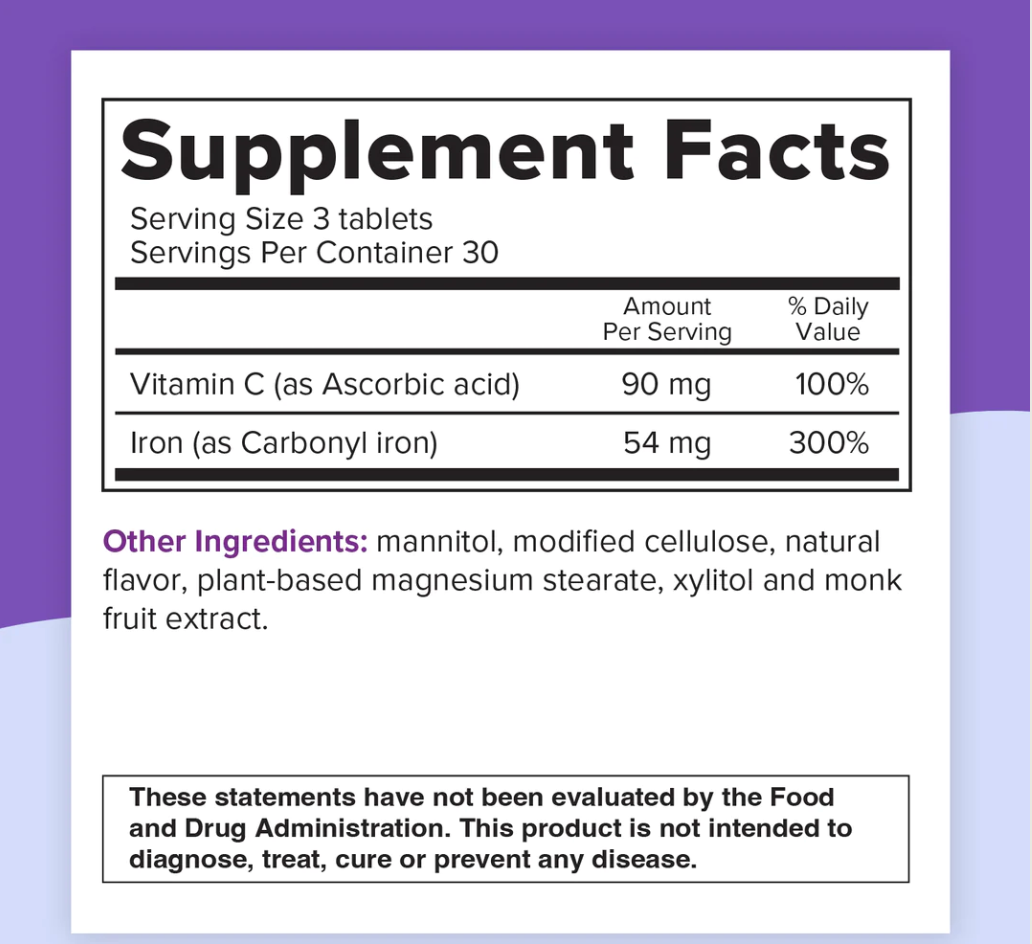 Hierro + Vitamina C - BariMelts