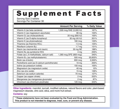 Multivitaminico con Hierro - BariMelts