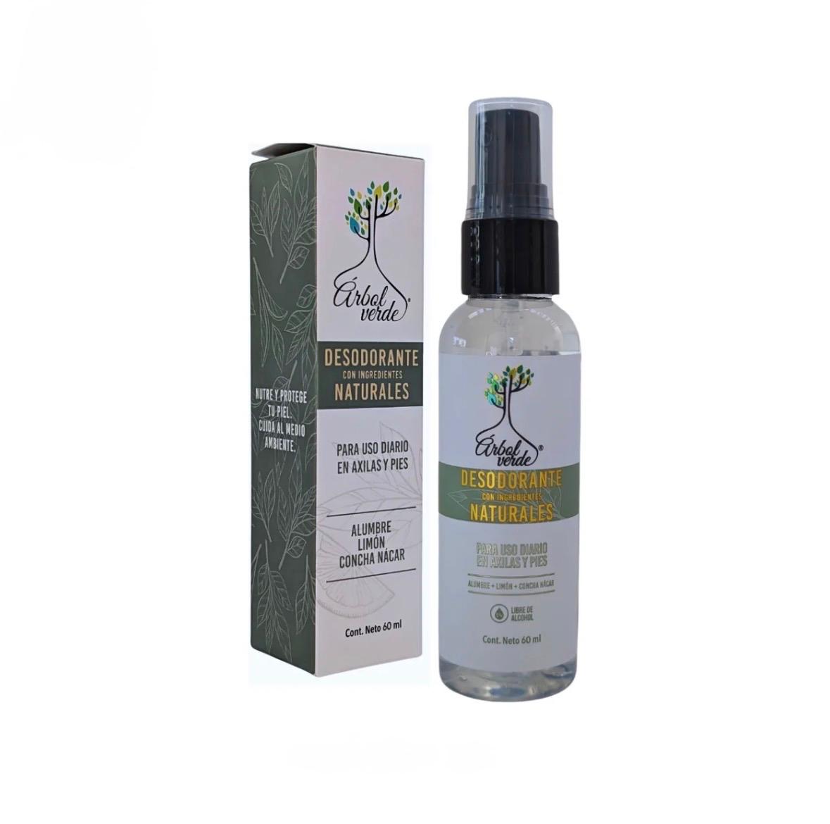Desodorante Natural Multiusos (Axilas y Pies) - Árbol Verde (60 ml)