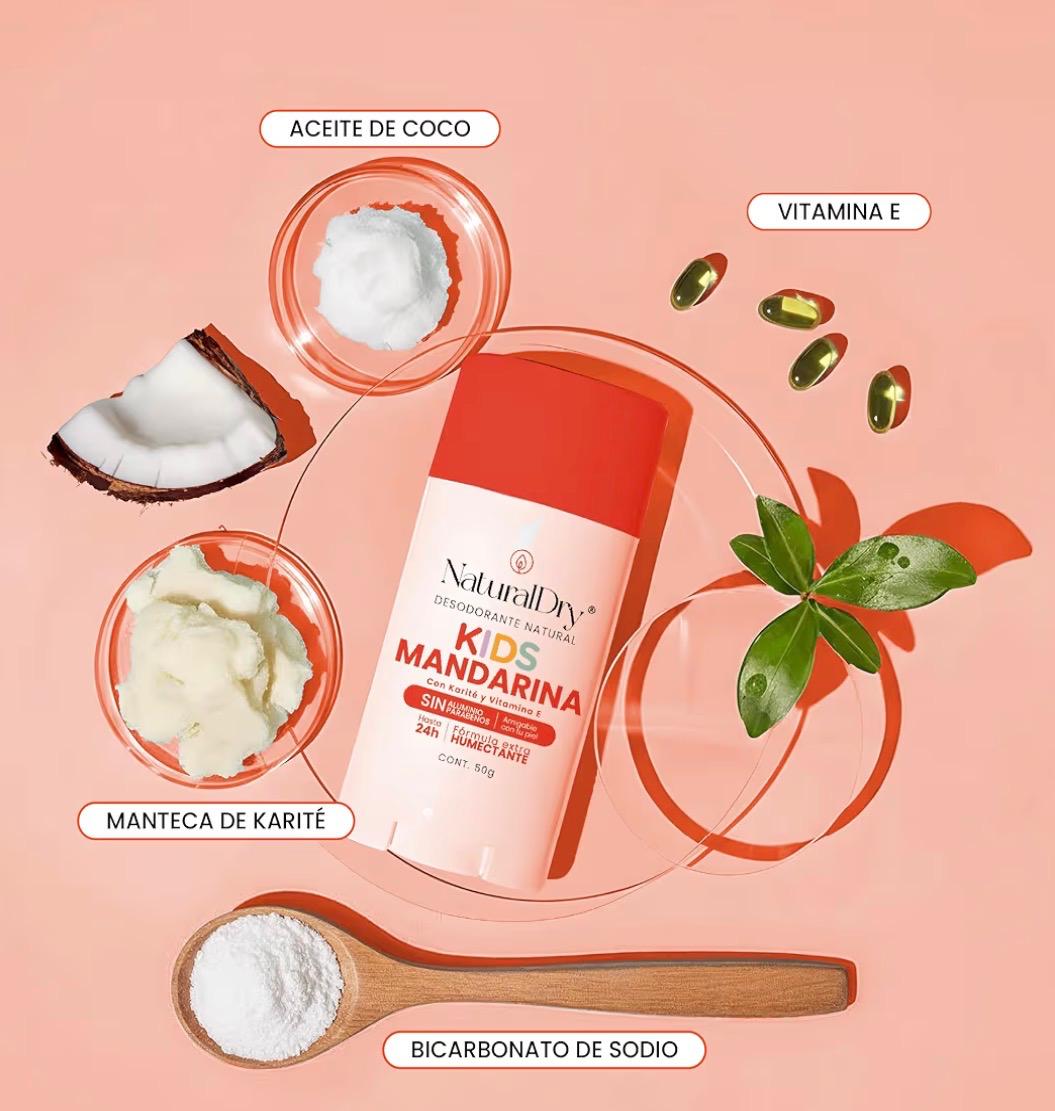 Desodorante Mandarina kids - Natural Dry