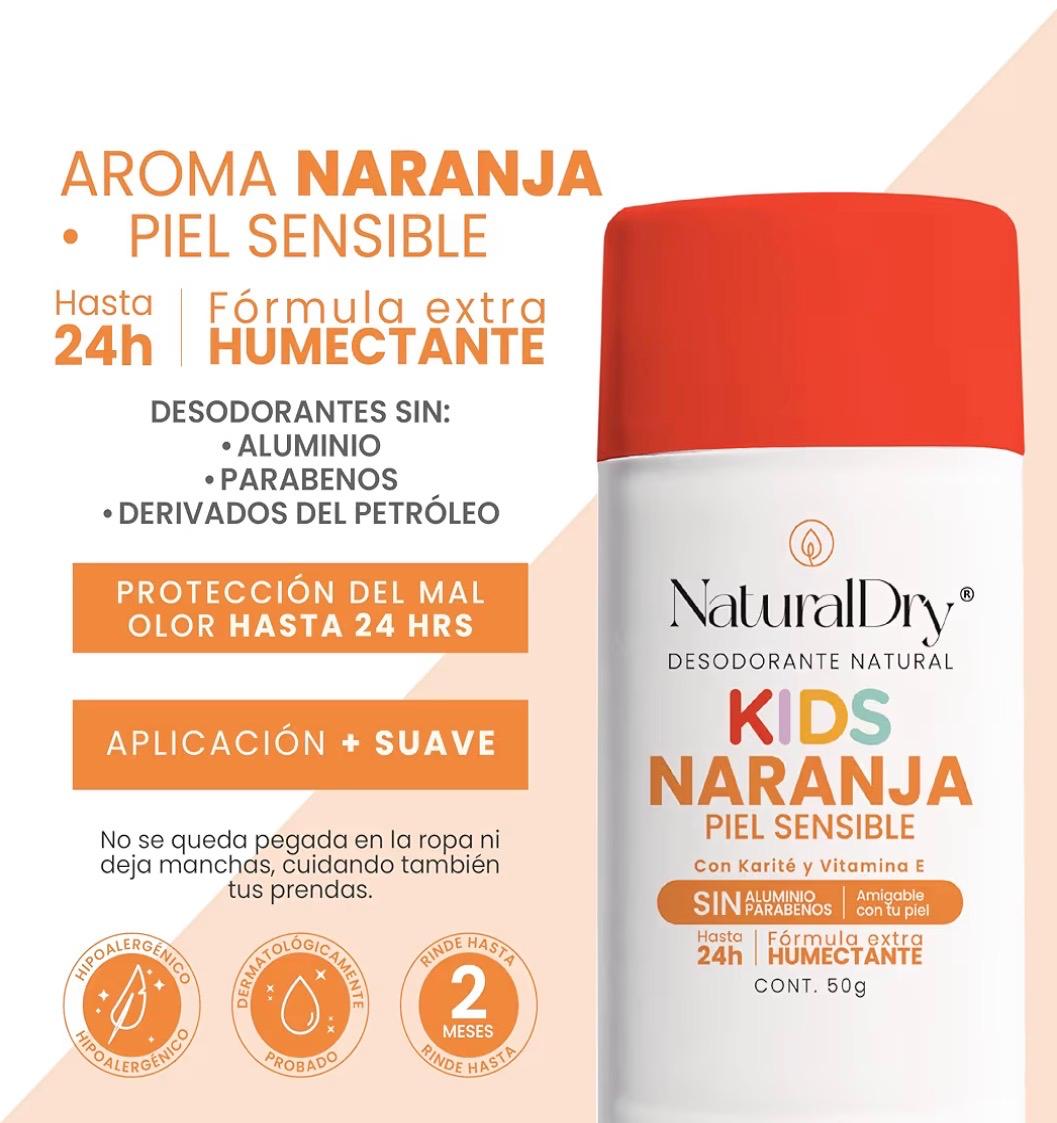 Desodorante natural Naranja kids Natural Dry