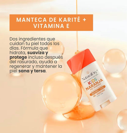 Desodorante natural Naranja kids Natural Dry