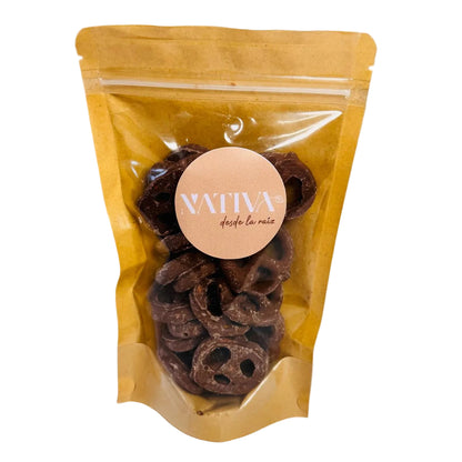 Pretzel Chocolate sin azúcar 100g