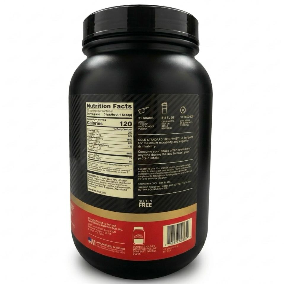 Gold Standard 100% Whey Protein Vanilla Ice Cream - Optimum Nutrition