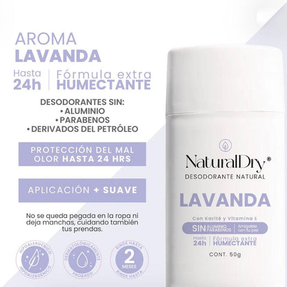 Desodorante lavanda - NaturalDry
