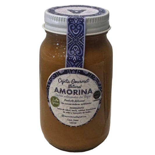 Cajeta natural sin azúcar - Amorina (160g)