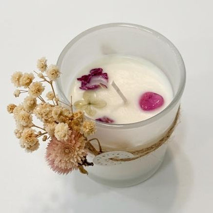 Vela Nativa Cristal Mate Chica Con Tapa