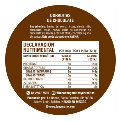 Doraditas de Chocolate - La Nonna