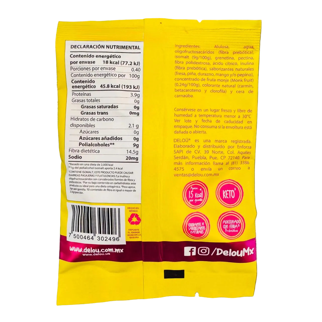 Gomitas Ositos frutales - Delou