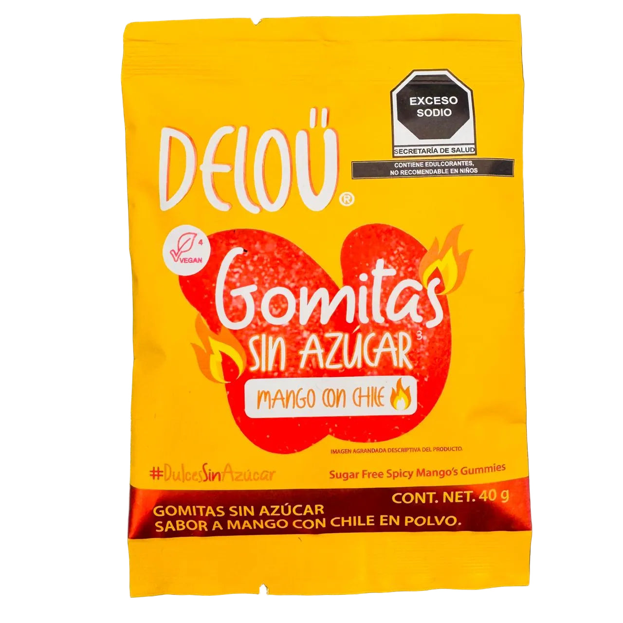 Gomitas mango con chile - Delou