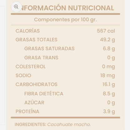 Cacahuate macho salado 160g