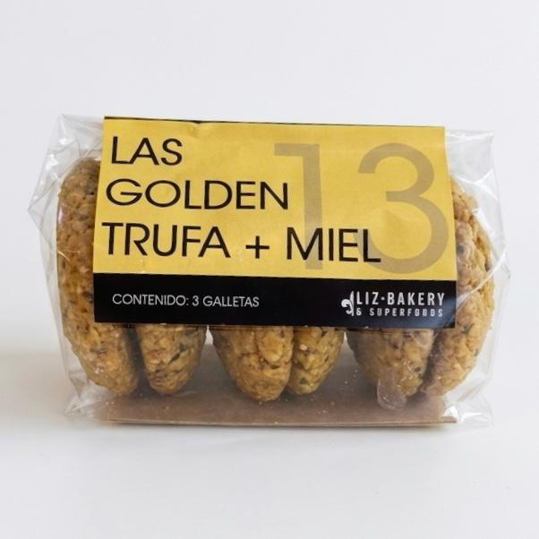 #13 Golden Trufa y Miel - Galletas saludables con miel | Snack natural energético - Liz Bakery