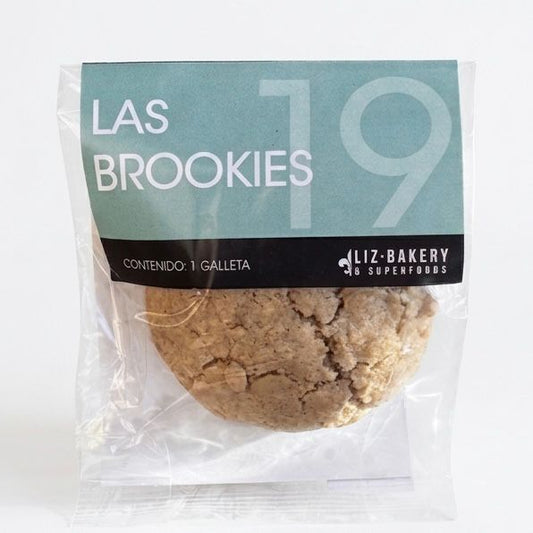 #19 Brookies - Brookie saludable sin azúcar | Galleta tipo brownie + cookie - Liz Bakery
