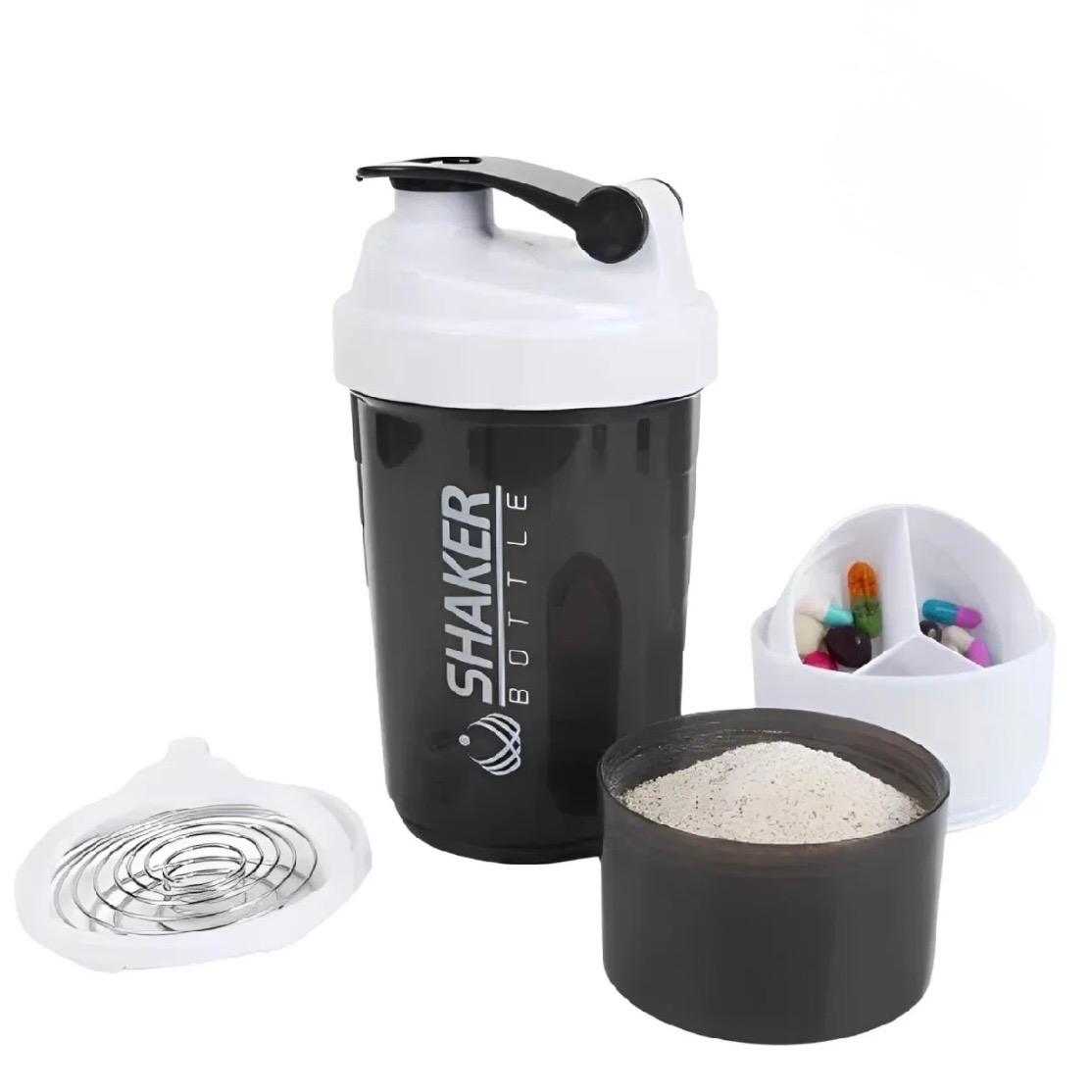 Shaker con separador para proteína 500 ml