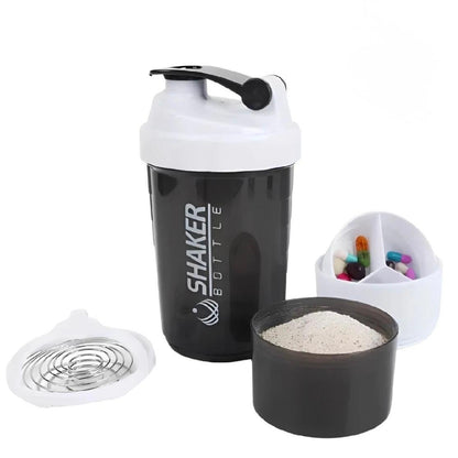 Shaker con separador para proteína 500 ml