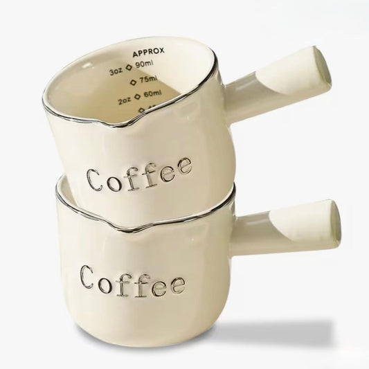 Taza Medidora de Cerámica para Espresso