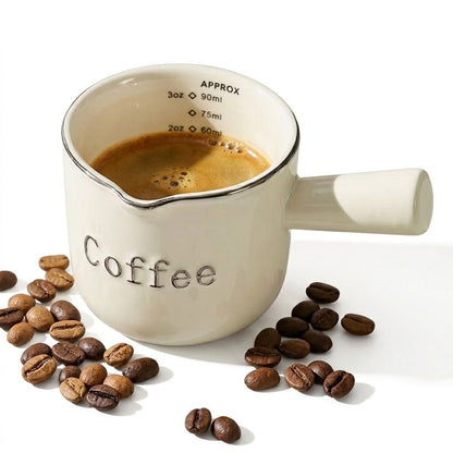 Taza Medidora de Cerámica para Espresso