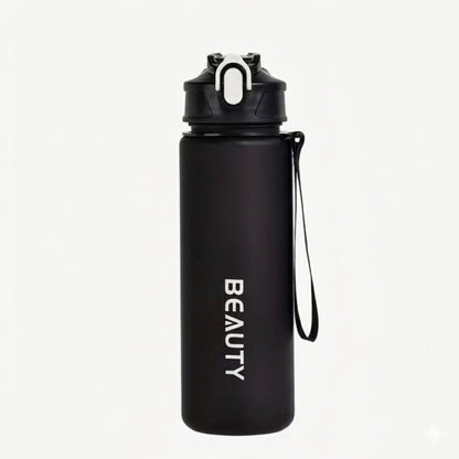 Termo negro deportivo para gym y uso diario
 "Beauty" 600 ml