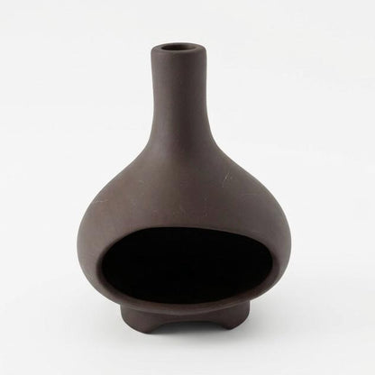Sahumador de Cerámica Minimalista – Diseño Chimenea Orgánica