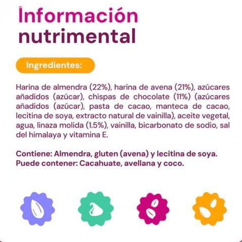 Galletas con chispas de chocolate - Morama (32g)