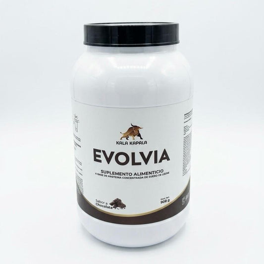 EVOLVIA de Kala Kapala: Proteína Concentrada de Suero de Leche - Sabor Chocolate (908g)
