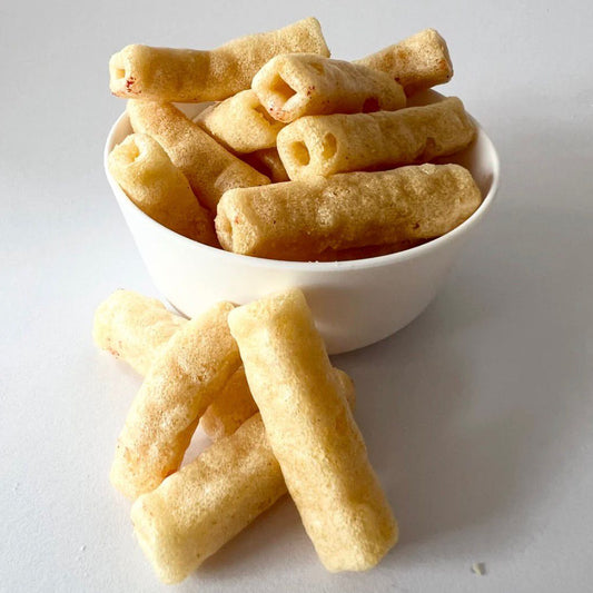 Tubitos de Amaranto, Quinoa y Maíz – Botana Saludable Horneada - 100g