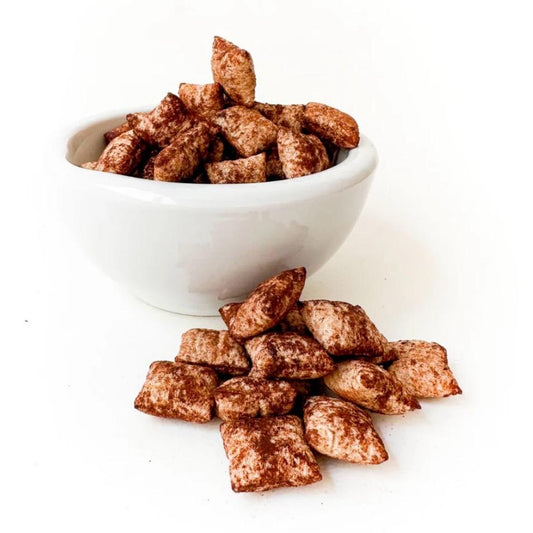 Cubitos de Avena rellenos con Chocolate Semiamargo y cubiertos de Cocoa - Artesanales y Veganos 330g