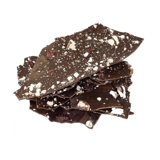 Semi Barks - Chocolate Semiamargo 55% Cacao con Nuez, Almendra y Arándano (100g)