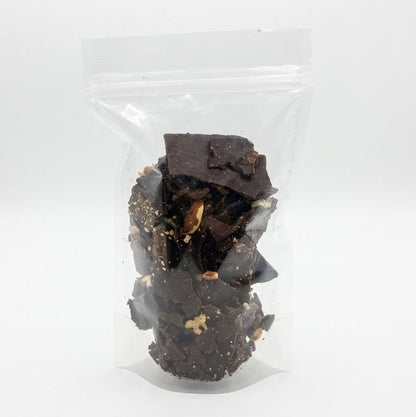 Semi Barks - Chocolate Semiamargo 55% Cacao con Nuez, Almendra y Arándano (100g)