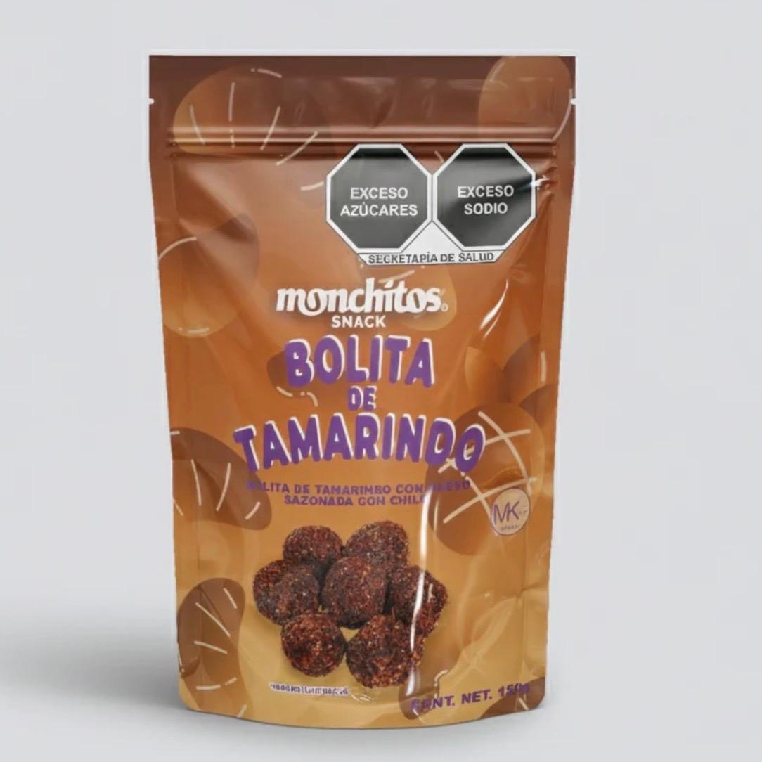 Bolitas de Tamarindo con Chile y Azúcar - Monchitos Snack (150g)
