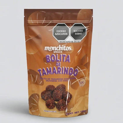 Bolitas de Tamarindo con Chile y Azúcar - Monchitos Snack (150g)