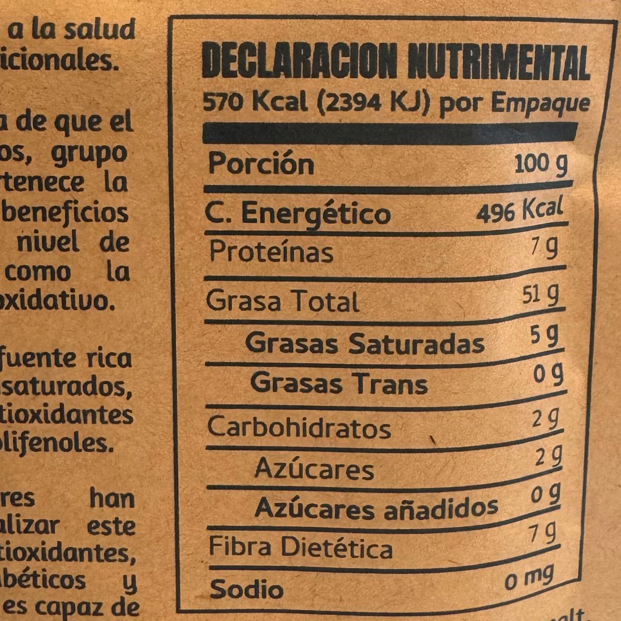 Palanqueta de Nuez Sin Azúcar - Todo Keto (110g)