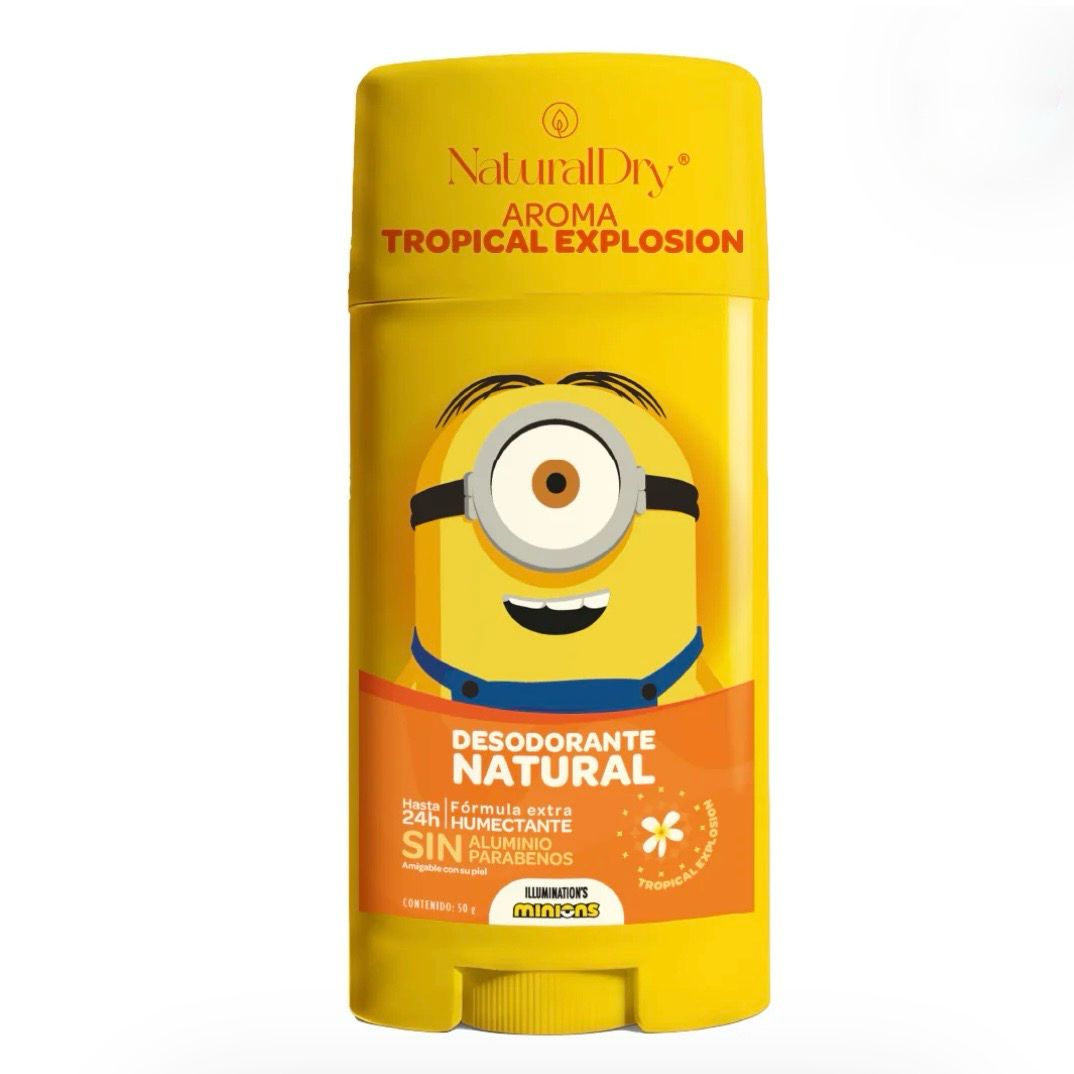 Desodorante Natural Minions - Tropical Explosión - Piel Sensible