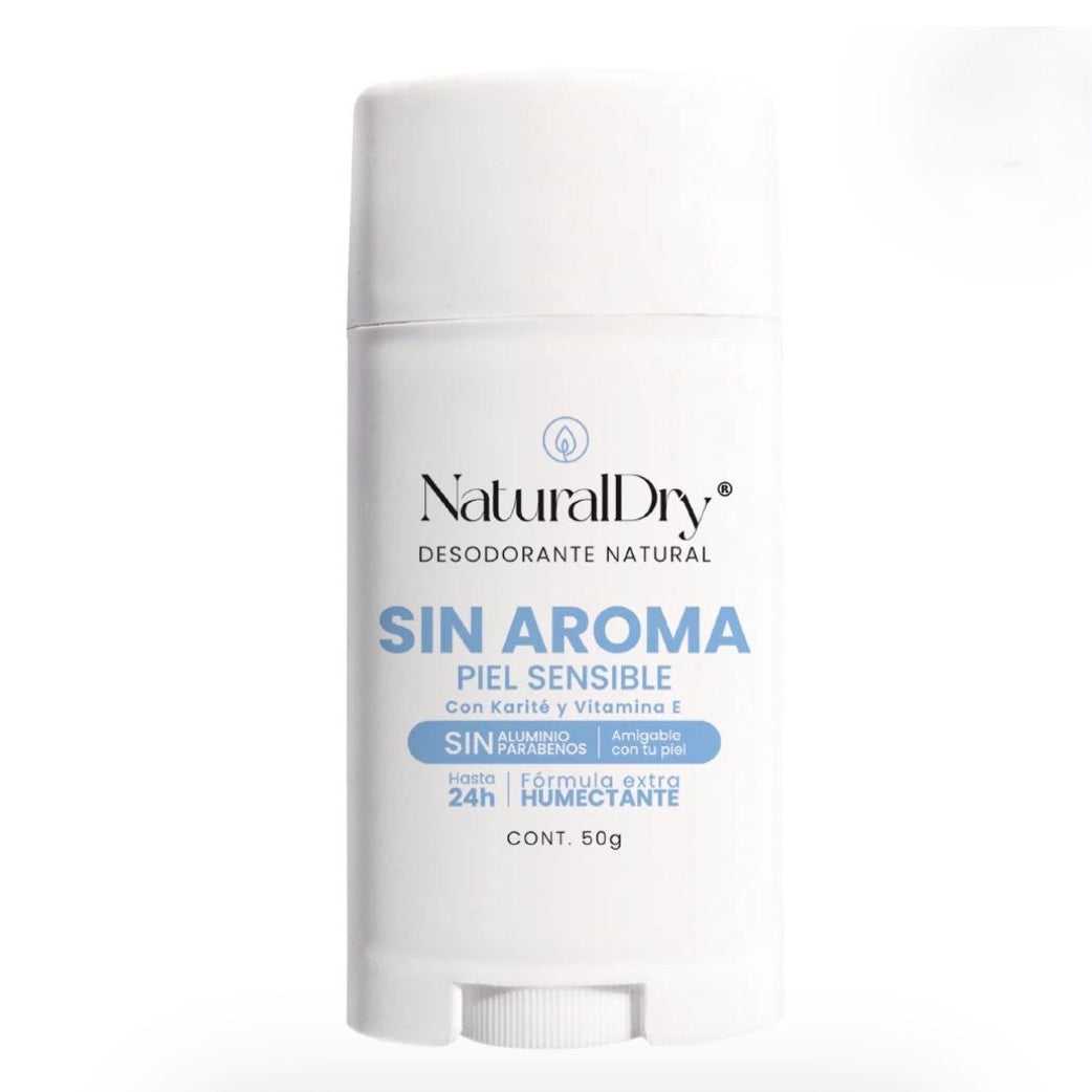 Desodorante Natural - Sin Aroma- Piel Sensible - NaturalDry