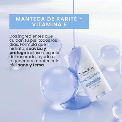 Desodorante Natural - Sin Aroma- Piel Sensible - NaturalDry
