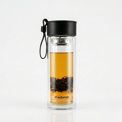 Termo Infusor de Té - Vidrio de Doble Capa (300 ml)