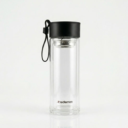 Termo Infusor de Té - Vidrio de Doble Capa (300 ml)