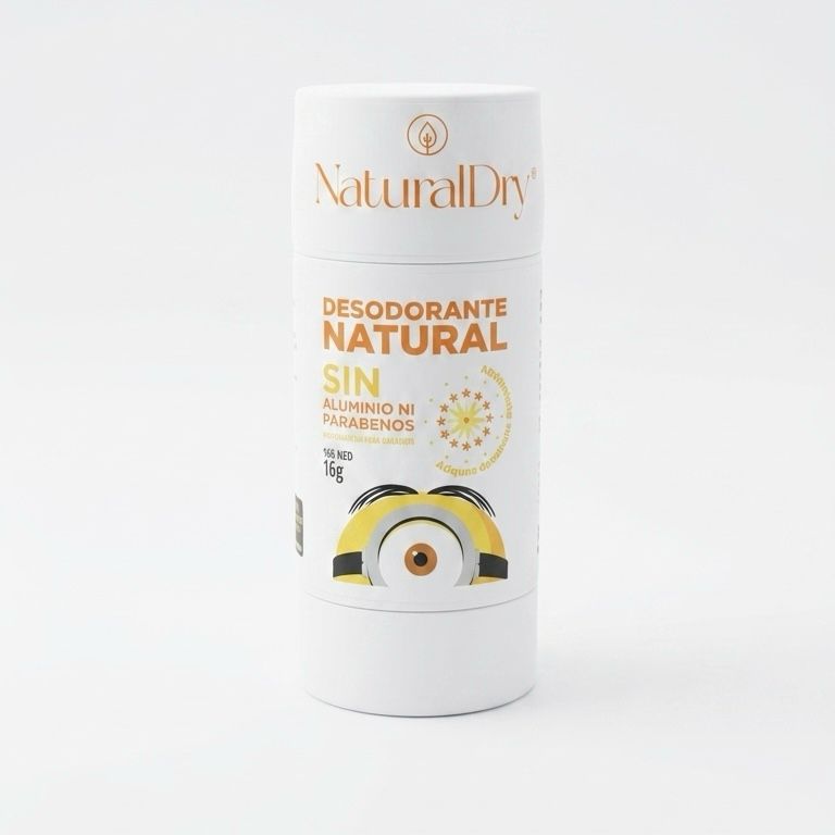 Desodorante Natural Minions - Edición de Bolsillo para niños - NaturalDry