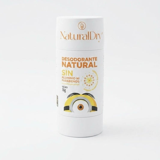 Desodorante Natural Minions - Edición de Bolsillo para niños - NaturalDry